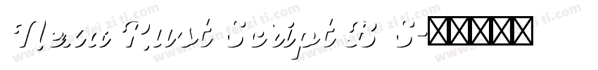 Nexa Rust Script B S字体转换